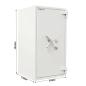 Preview: Rottner Wertschutzschrank EN4 Projekt 100 Fire Premium Doppelbartschloss lichtgrau T05949